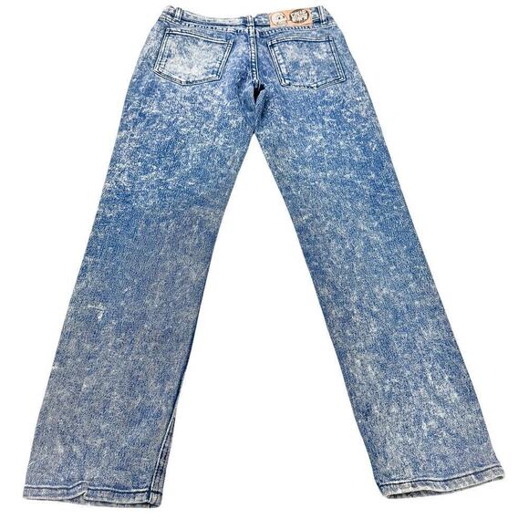 Cheap Monday Acid Wash Denim Straight Leg Jeans Zip Fly Size 29 - Picture 3 of 7